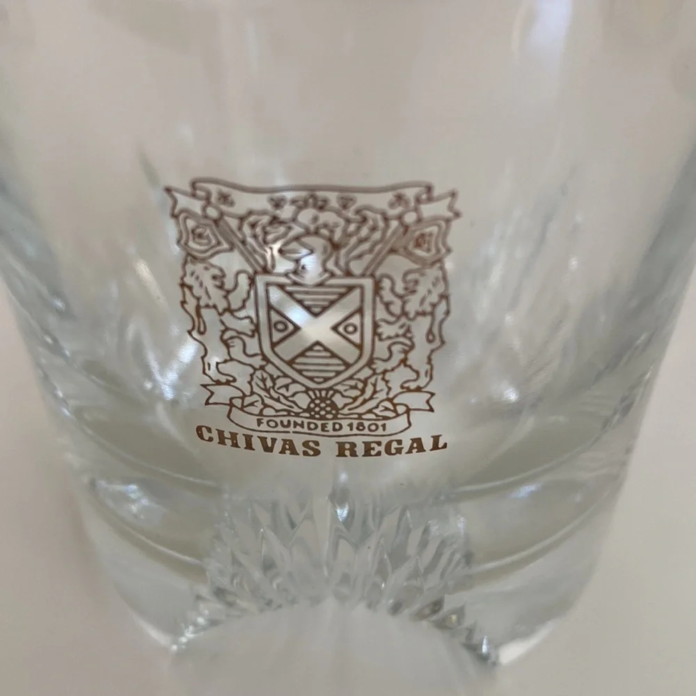3.75”  Vintage CHIVAS REGAL Glass France Barware Scotch Cocktails